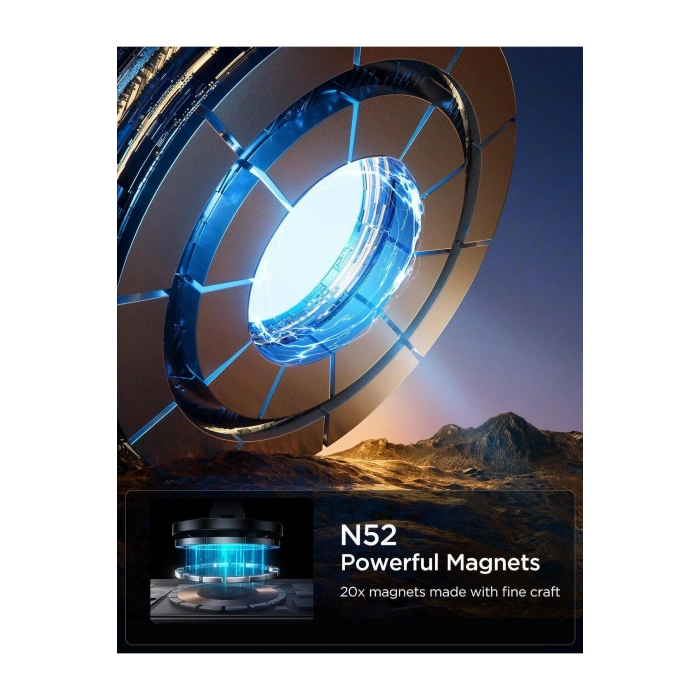 Zs403 Magnetik MagSafe Uyumlu Katlanabilir Araç İçi Telefon Tutucu