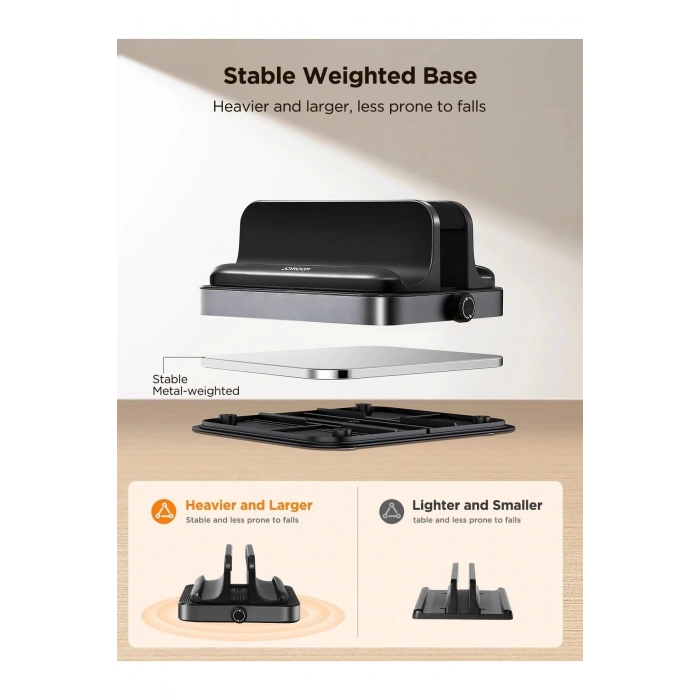 Zs374 Dikey Laptop Telefon Ve Tablet Tutucu Masaüstü Organizer Stand