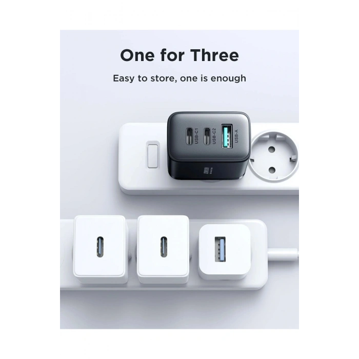 TCF10 1 Usb 2 Type-c Çıkışlı 32w Şarj Adaptörü