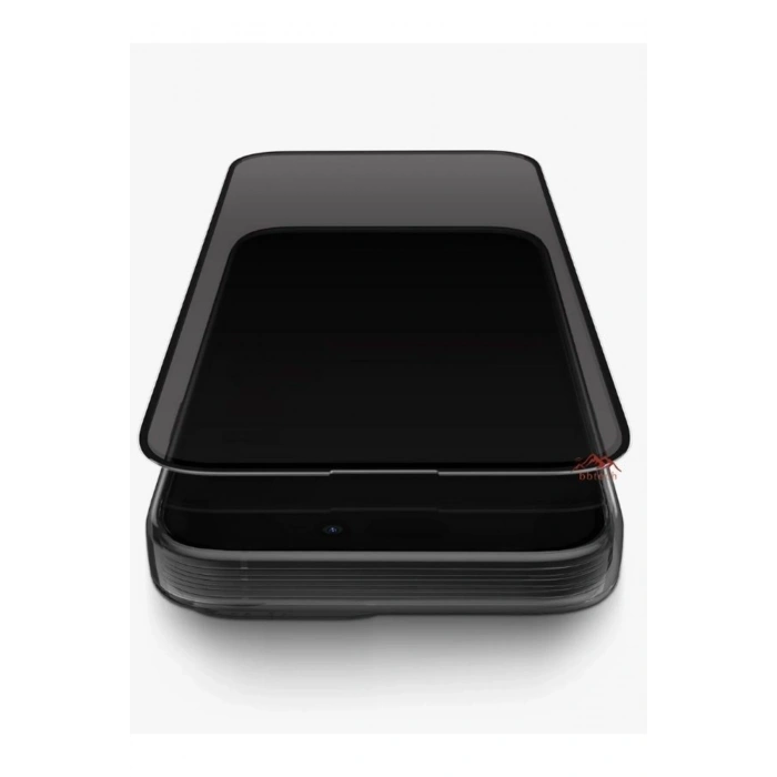 Apple iPhone 16e ile Uyumlu Kenarlardan Görünmez Hayalet Tam Kaplayan Temperli Cam Ekran Koruyucu