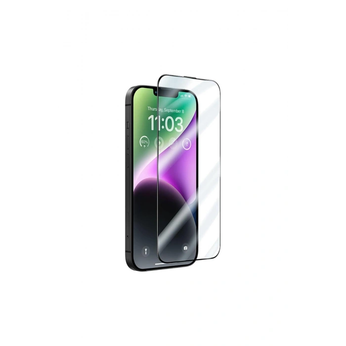 iPhone 16e Uyumlu Anti-Statik Toz Tutmaz Ahize Toz Filtreli Premium Ekran Koruyucu