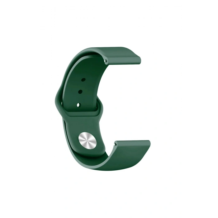 Ticwatch PRO / PRO 2020 / GTX 22mm Standart Silikon Kordon Klasik Kayış Esnek 22 mm Band