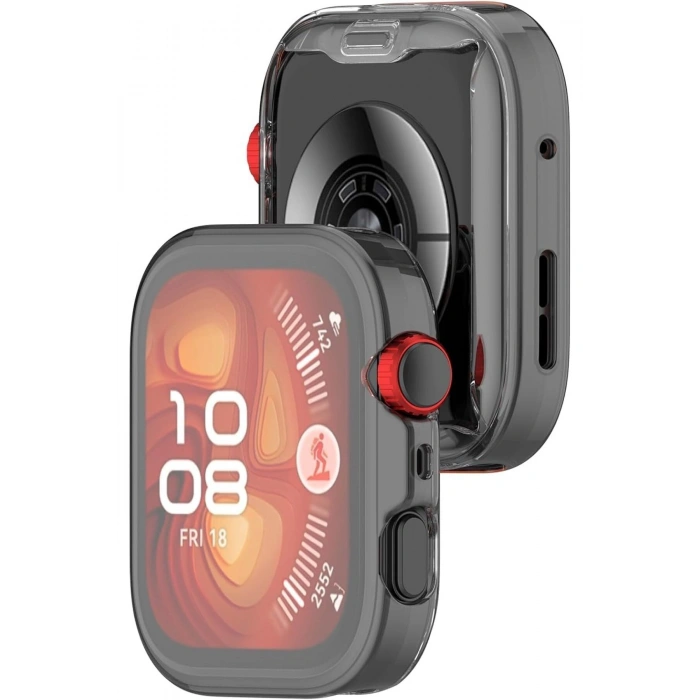 Huawei Watch Fit 4 Pro Uyumlu Şeffaf Esnek TPU Premium Kasa Koruyucu Fit 4 Pro Ekran Koruyucu