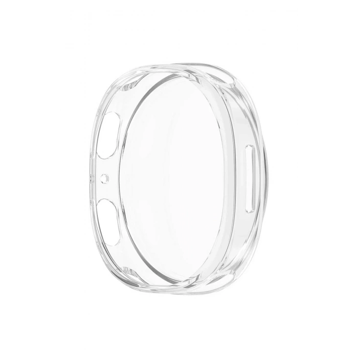 Samsung Galaxy Watch 8 44mm Şeffaf Yumuşak Silikon Tam Koruma Kasa Ve Ekran Koruyucu TPU Full Cover