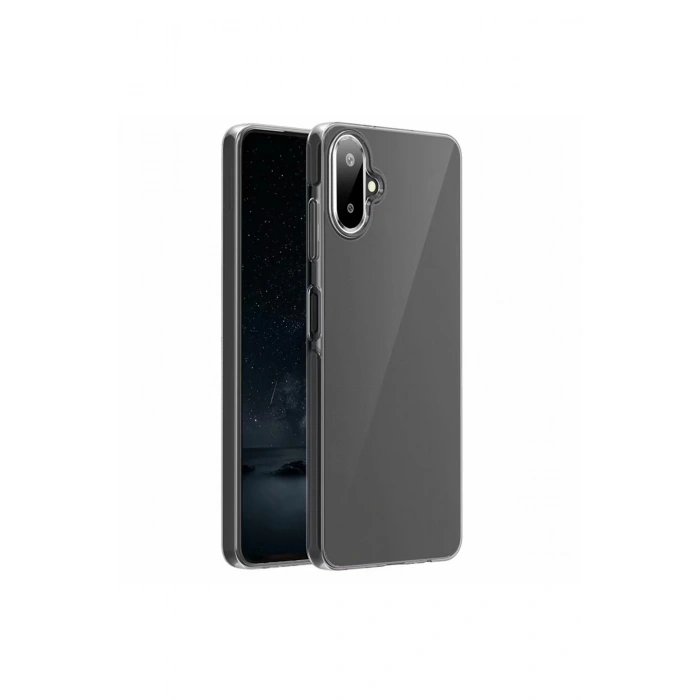 Samsung Galaxy A07 ile Uyumlu Sert PC Sararmaz Kristal Netlik Şeffaf Kılıf