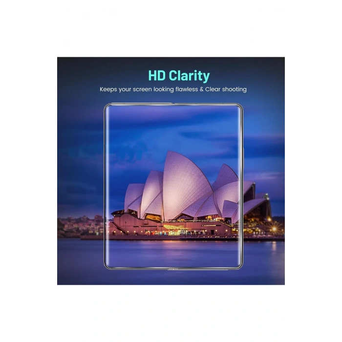 Samsung Galaxy Z Fold 7 ile Uyumlu Ön ve Arka Ekran Koruyucu 2 in 1 Set