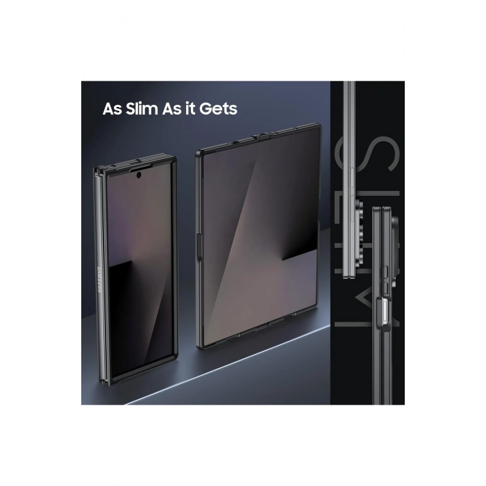 Samsung Galaxy Z Fold 7 ile Uyumlu MagSafe Kablosuz Şarj Destekli Mat Transparan Silikon Kılıf