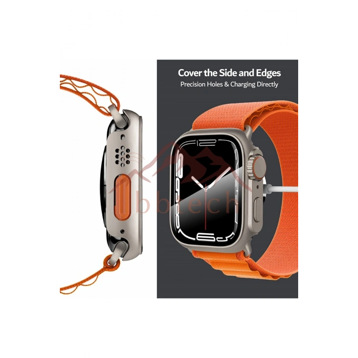 Apple Watch Series 11 46mm Ultra Dönüştürücü Kasa ve Ekran Koruyucu S11i Ultraya Çevirici Adaptör