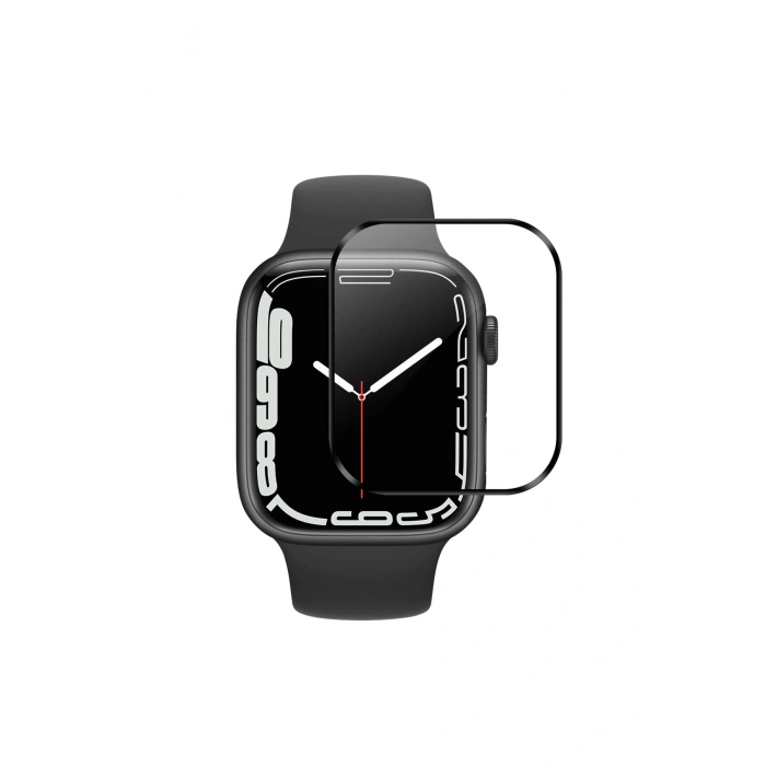 Apple Watch Series 11 42mm Ekran Koruyucu Şeffaf Polymer Nano Ppm Ekran Filmi Kavisli Tam Kaplayan