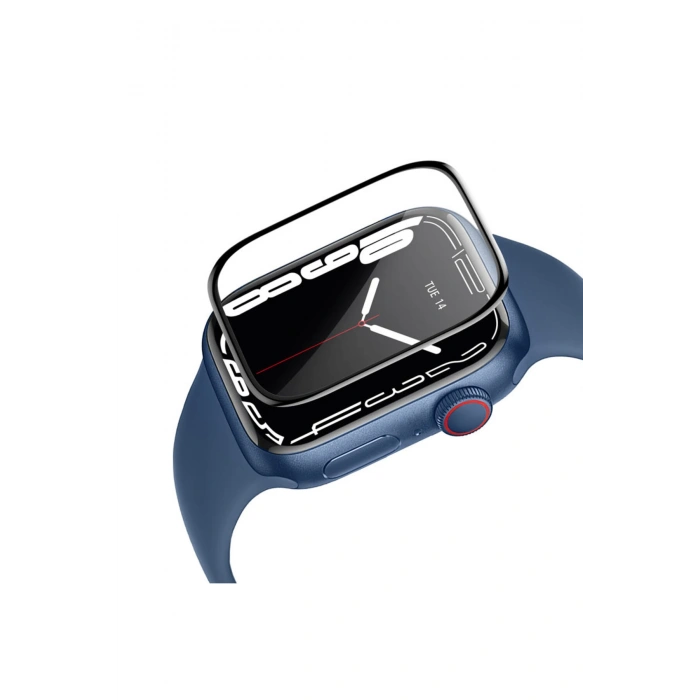 Apple Watch SE 3 40mm Ekran Koruyucu Şeffaf Polymer Nano Ppm Ekran Filmi Kavisli Tam Kaplayan