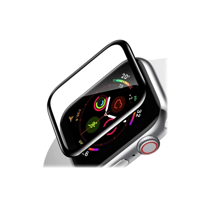 Apple Watch SE 3 40mm Ekran Koruyucu Şeffaf Polymer Nano Ppm Ekran Filmi Kavisli Tam Kaplayan