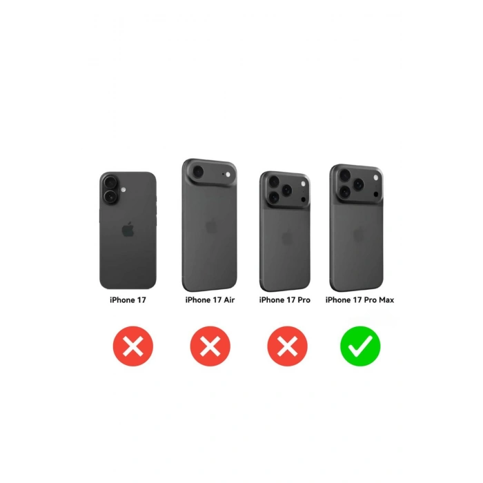 iPhone 17 Pro Max Uyumlu 9H Tam Kaplayan Anti-Statik Temperli Cam Ekran Koruyucu Çizilmez HD Netlik