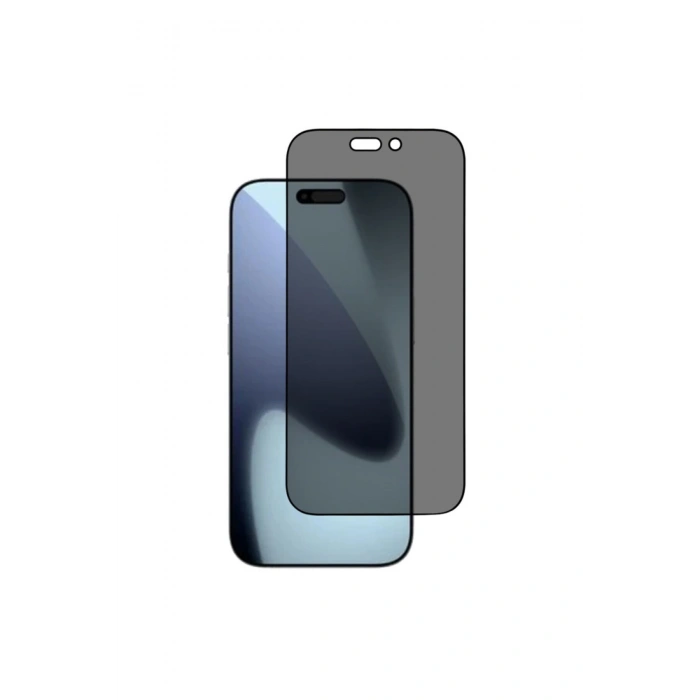 iPhone 17 Pro Max Uyumlu 9H Tam Kaplayan Hayalet Anti-Statik Temperli Cam Ekran Koruyucu HD Netlik