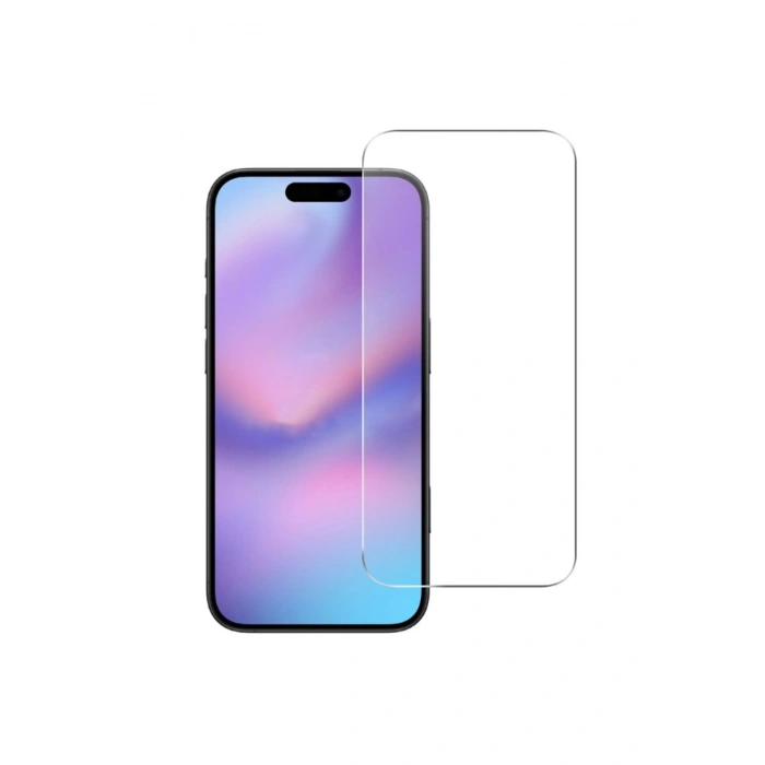 Apple iPhone 17 Pro ile Uyumlu 9H Temperli Cam Ekran Koruyucu Leke Tutmaz HD Netlik