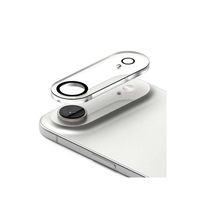 iPhone 17 Air ile Uyumlu Kristal Netlik 9H Kırılma Karşıtı Cam Kamera Ünitesi ve Lens Koruyucu
