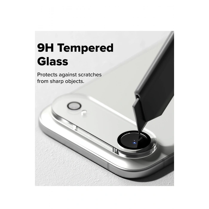 iPhone 17 Air ile Uyumlu Kristal Netlik 9H Kırılma Karşıtı Cam Kamera Ünitesi ve Lens Koruyucu