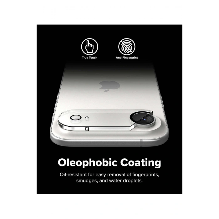 iPhone 17 Air ile Uyumlu Kristal Netlik 9H Kırılma Karşıtı Cam Kamera Ünitesi ve Lens Koruyucu