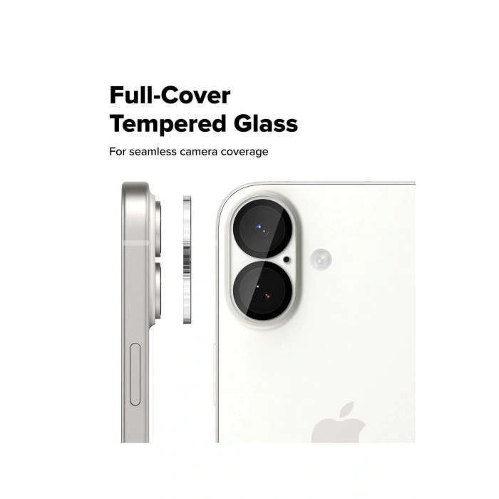 iPhone 17 ile Uyumlu Kristal Netlik 9H Kırılma Karşıtı Cam Kamera Ünitesi ve Lens Koruyucu