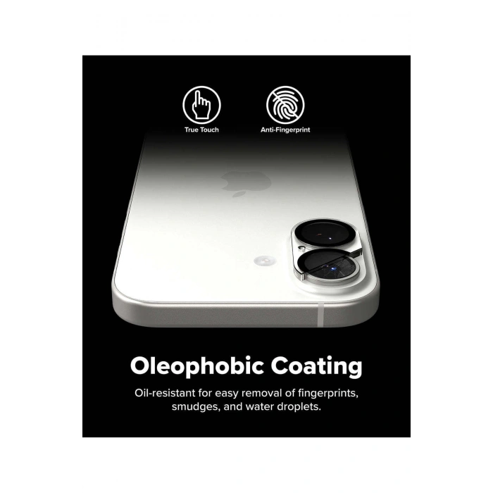 iPhone 17 ile Uyumlu Kristal Netlik 9H Kırılma Karşıtı Cam Kamera Ünitesi ve Lens Koruyucu