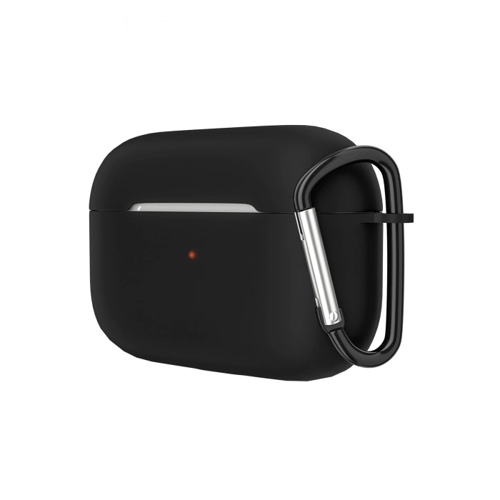 Apple AirPods Pro 2.Nesil ile Uyumlu Esnek Silikon Koruyucu Kılıf + Askı Aparatı