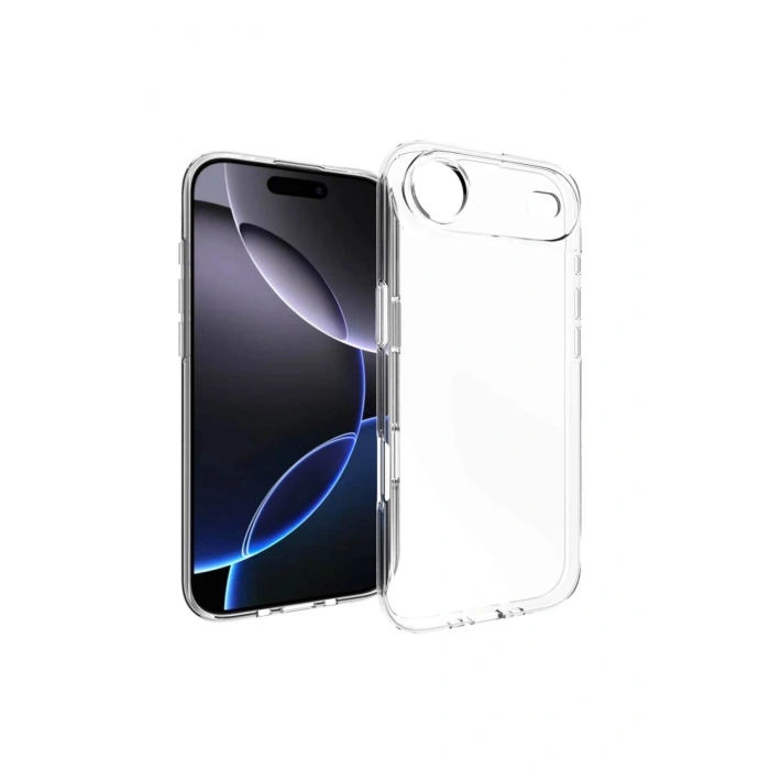 Apple iPhone 17 Air ile Uyumlu Kamera Korumalı Şeffaf Silikon Kılıf