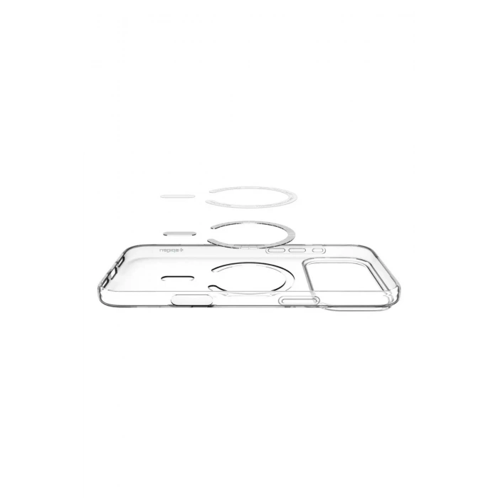 iPhone 17 Pro ile Uyumlu Magsafe Şarj Özellikli Ultra İnce Sararmaz Şeffaf PC Minimalist Kılıf