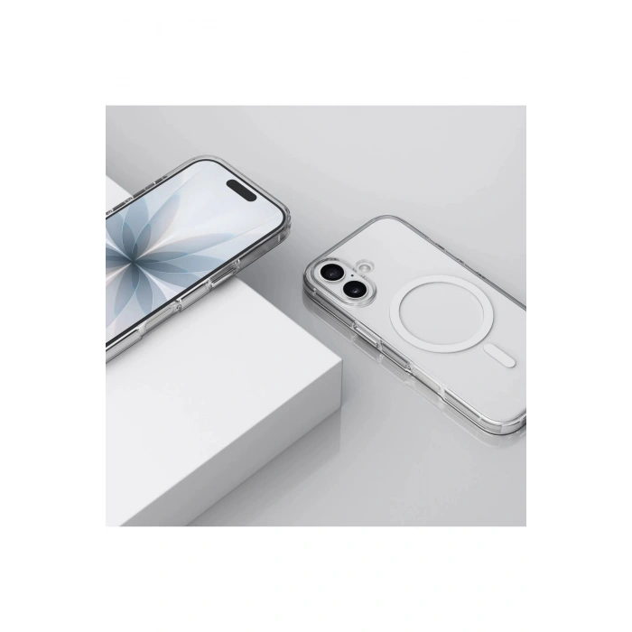 iPhone 17 ile Uyumlu Magsafe Şarj Özellikli Ultra İnce Sararmaz Şeffaf PC Minimalist Kılıf