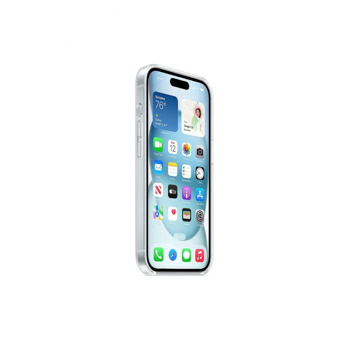 iPhone 15 Pro Max ile Uyumlu Magsafe Şarj Özellikli Ultra İnce Sararmaz Şeffaf PC Minimalist Kılıf