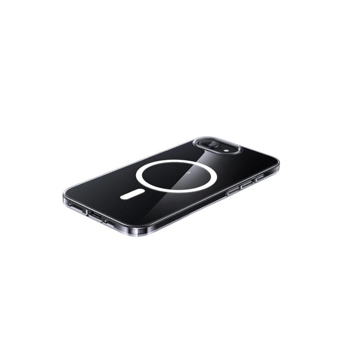 iPhone 16e ile Uyumlu Magsafe Şarj Özellikli Ultra İnce Sararmaz Şeffaf PC Minimalist Kılıf