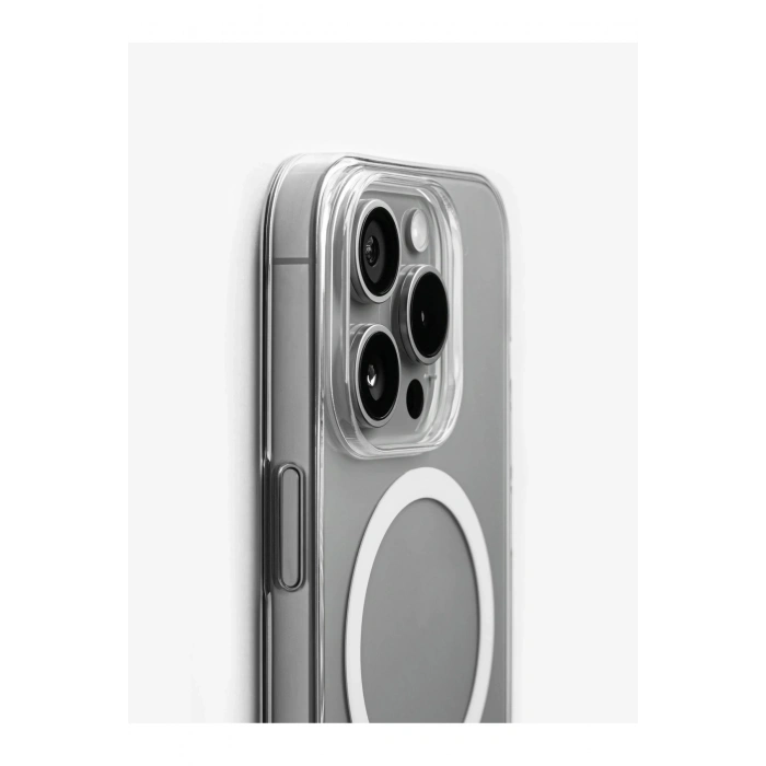 iPhone 14 Pro Max ile Uyumlu Magsafe Şarj Özellikli Ultra İnce Sararmaz Şeffaf PC Minimalist Kılıf