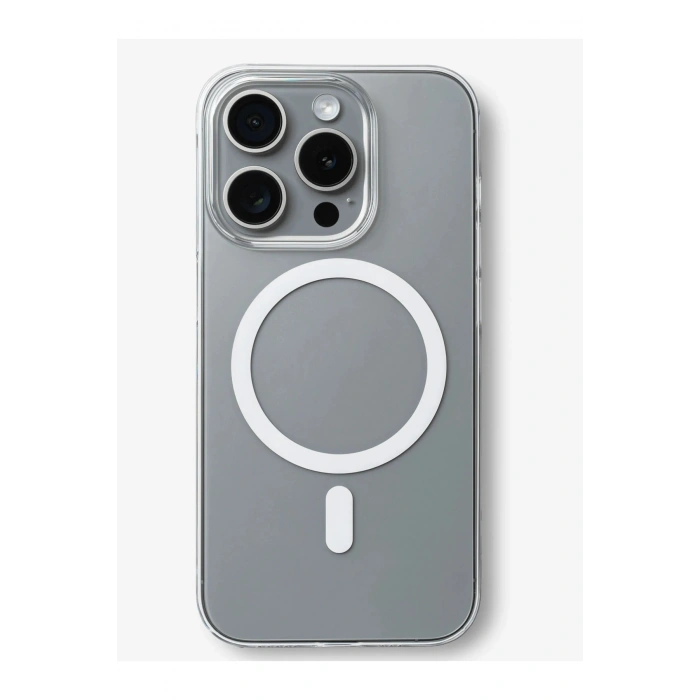 iPhone 14 Pro ile Uyumlu Magsafe Şarj Özellikli Ultra İnce Sararmaz Şeffaf PC Minimalist Kılıf