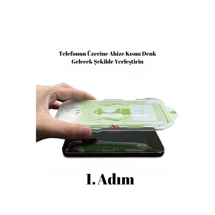 Apple iPhone 17 Air Uyumlu Kolay Kurulum ve Hizalama Aparatlı Tam Kaplayan HD Netlik Ekran Koruyucu