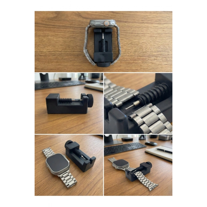 Metal Baklalı Saat Kordonu Kısaltma Aparatı Çelik Saat Kordon Boyu Ayarlama Aleti