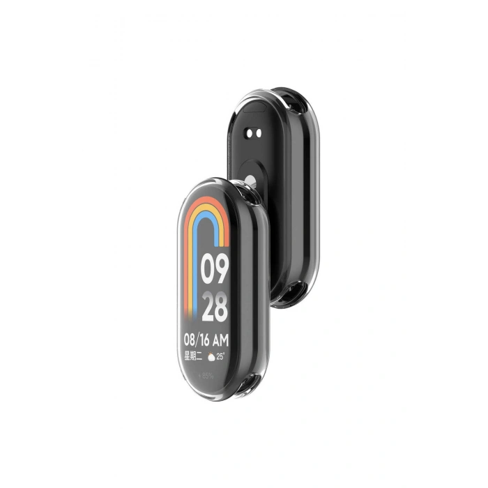 3 Adet Xiaomi Smart Band 10/Mi Band 10 Uyumlu Şeffaf Silikon Kasa Koruyucu Dokunmatik Kaybı Yaşanmaz