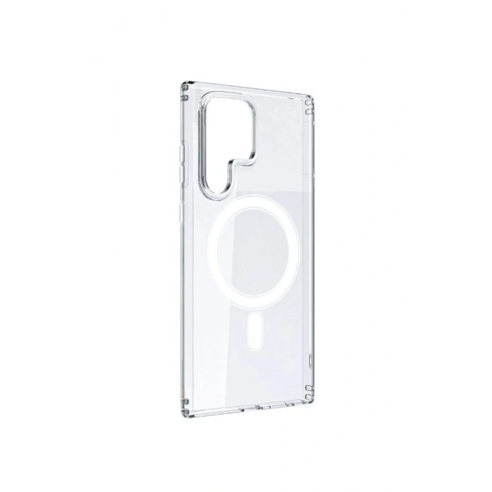 Samsung Galaxy S26 ULTRA Magsafe Şarj Özellikli Ultra İnce Sararmaz Şeffaf PC Minimalist Kılıf
