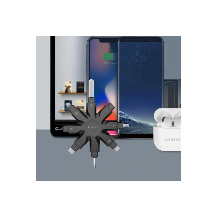 8 Parça Elektronik Temizleme Kiti Telefon Kulaklık Klavye Tablet Laptop Temizlik Seti Çok Fonksiyon