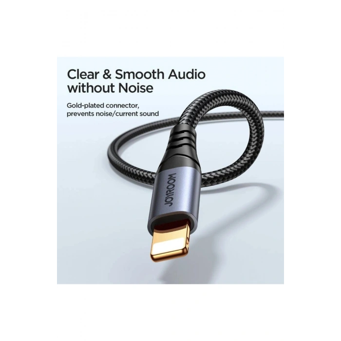 SY-A06 Ses Aktarım Çevirici AUX Audio Kablo Lightning’den 3.5mm