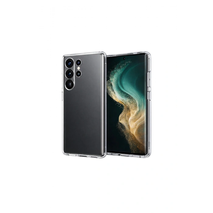 Samsung S26 Ultra İle Uyumlu Lüx Şeffaf Telefon Kılıfı