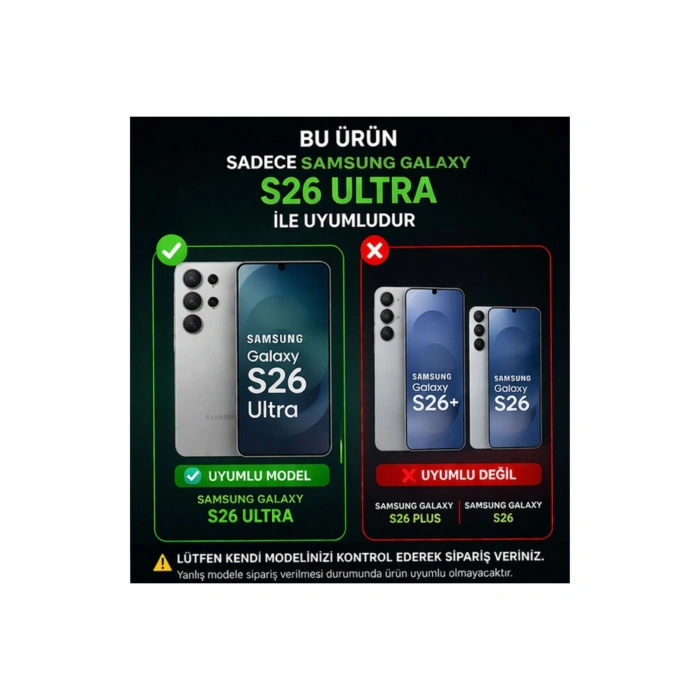 Samsung Galaxy S26 Ultra Privacy Ekran Koruyucu Hayalet Mat Temperli Cam Parmak İzi Uyumlu