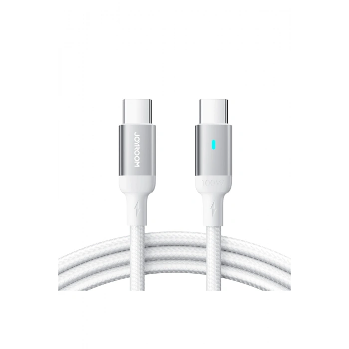 100W Data Kablo Type-C to Type-1.2m-Beyaz