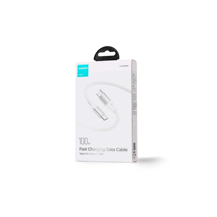 100W Data Kablo Type-C to Type-1.2m-Beyaz