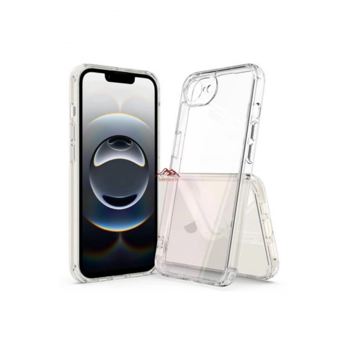 iPhone 17e ile Uyumlu Kamera Korumalı Esnek Silikon Şeffaf Kılıf