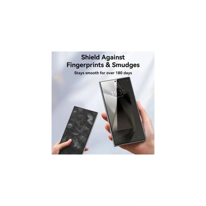 Samsung Galaxy S26 Plus Uyumlu Hayalet Kırılmaz Cam Tam Kaplayan Ekran Koruyucu