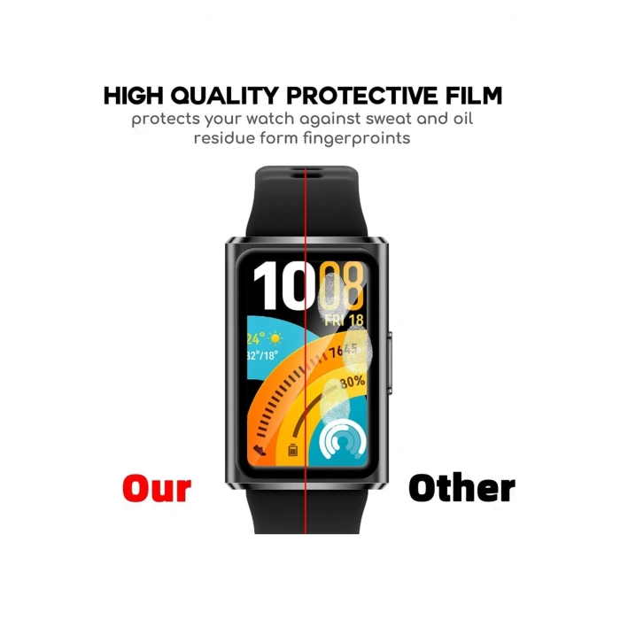 Huawei Band 11 Pro Uyumlu Esnek Polimer Nano Ekran Koruyucu Film PPM Koruyucu PolymerNano