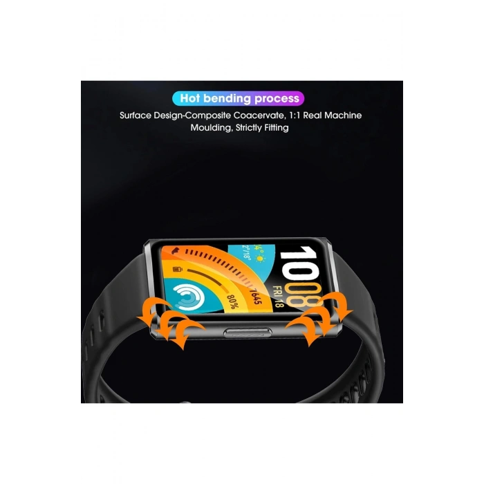 Huawei Band 11 Pro Uyumlu Esnek Polimer Nano Ekran Koruyucu Film PPM Koruyucu PolymerNano