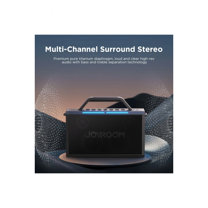 JR-MW03 150w 2 Mikrofonlu 24.000 Mah Wireless Speaker