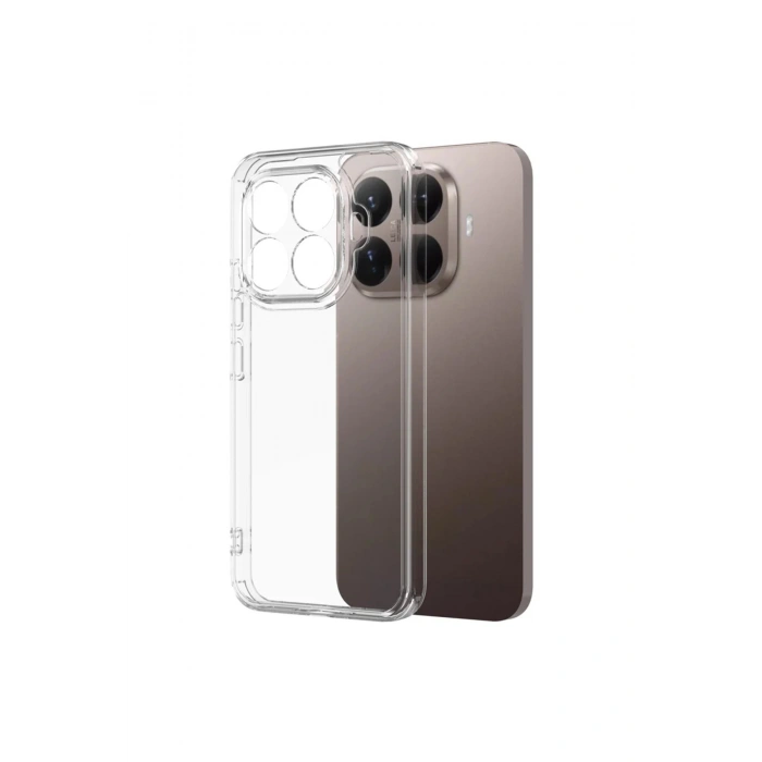 Xiaomi Mi 17T Pro Uyumlu Şeffaf Esnek Silikon Kılıf Darbe Emici Kamera Korumalı İnce TPU Telefon Kılıfı