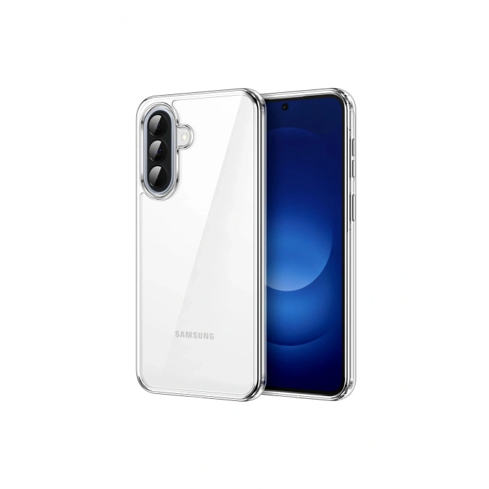 Samsun Galaxy A37 ile Uyumlu Kamera Lens Korumalı, Darbe Emici, İnce, Şeffaf, TPU Silikon Kılıf
