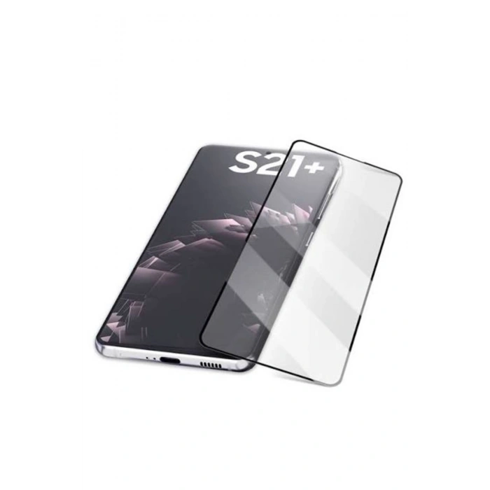 Samsun Galaxy S21 Plus ile Uyumlu Tam Kaplayan Esnek Polymer Nano Ekran Koruyucu