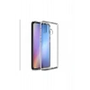 Galaxy A20 Toz Koruma Tıpalı Ultra İnce Şeffaf Silikon Kılıf